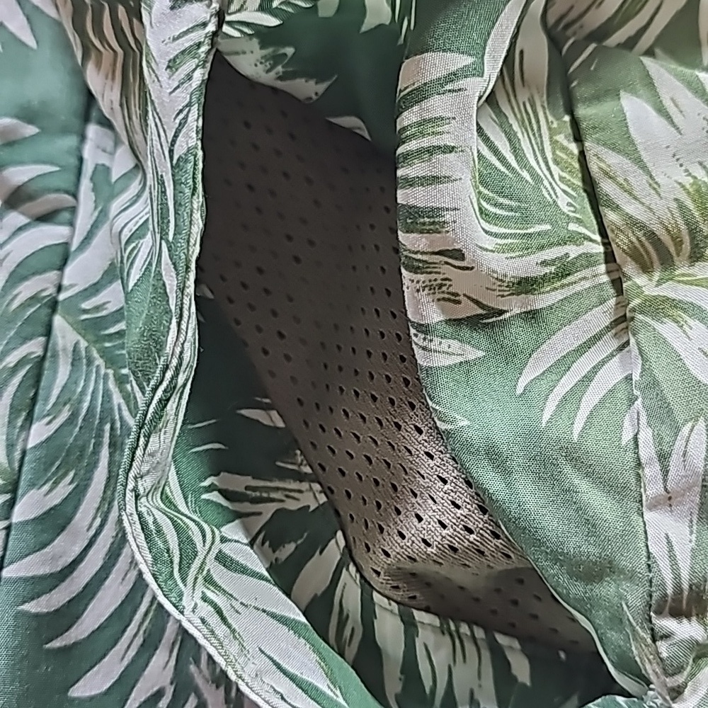 Exofficio pants womens 12 Palm Tree print pants lightweight travel leisure hikin - Picture 8 of 9